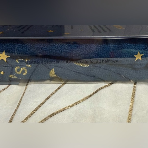 Tru Beauty Hair Turbans 2 Pack Moon And Stars New In Box - Picture 5 of 5